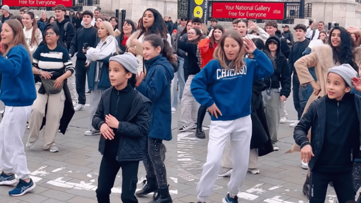 Kangana Ranauts London Thumakda Echoes On London Streets With People Dancing To It Viral Video 0467